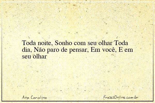 Frase de Ana Carolina