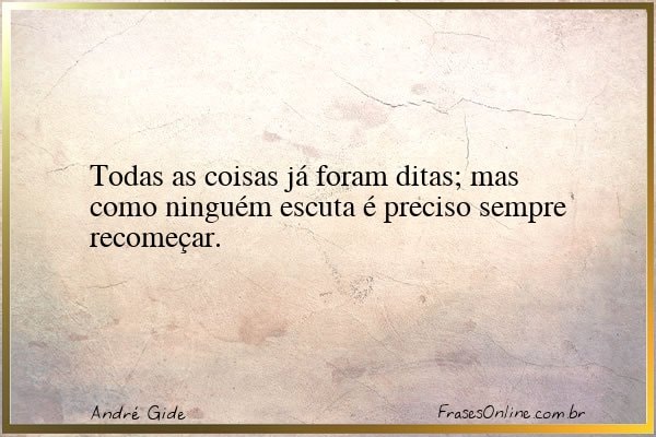 Frase de André Gide