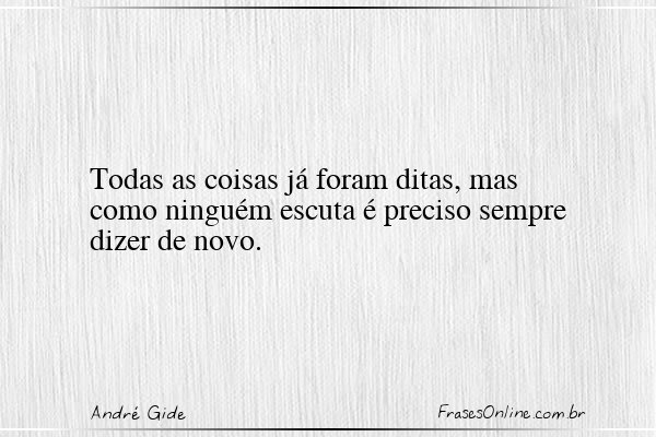 Frase de André Gide