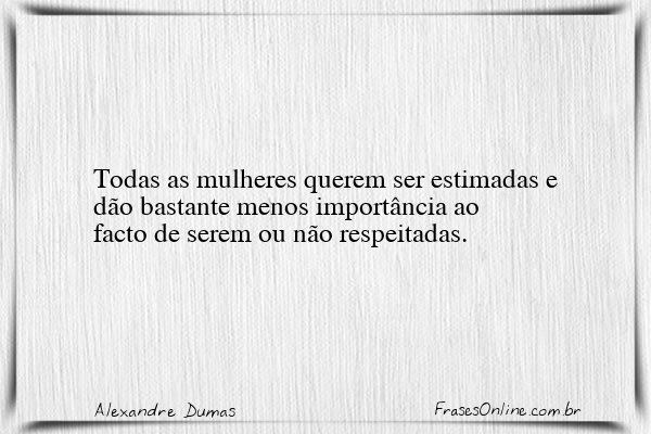 Frase de Alexandre Dumas