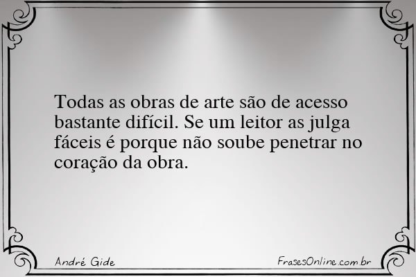 Frase de André Gide