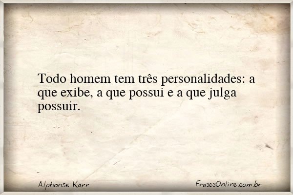 Frase de Alphonse Karr