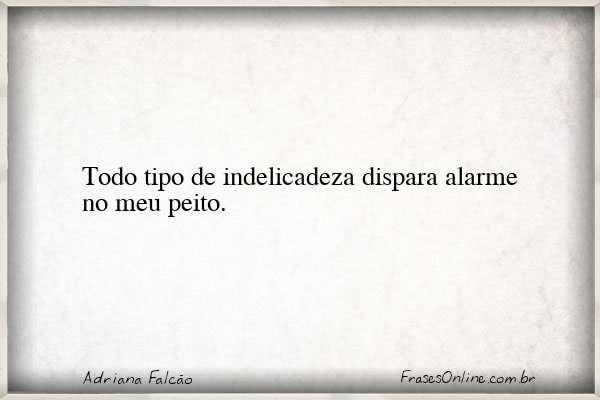 Frase de Adriana Falcão