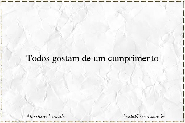 Frase de Abraham Lincoln