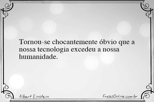 Frase de Albert Einstein