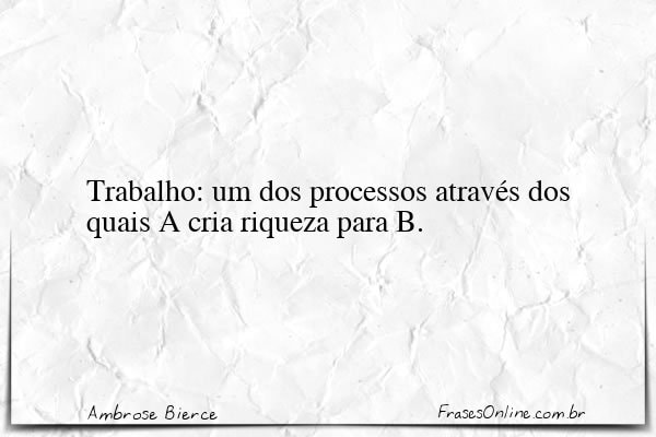 Frase de Ambrose Bierce