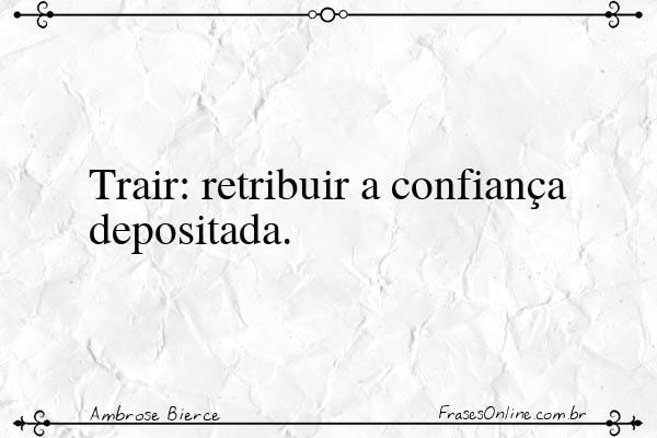 Frase de Ambrose Bierce