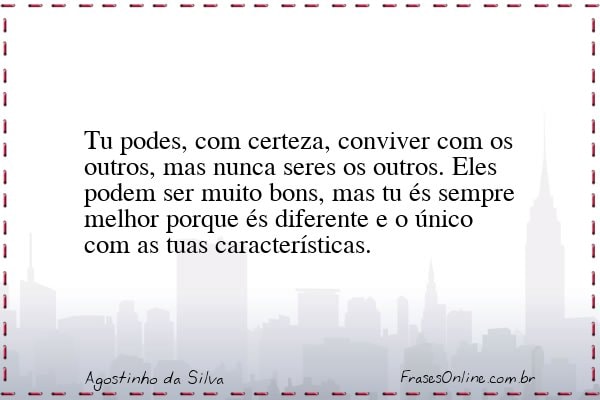 Frase de Agostinho da Silva