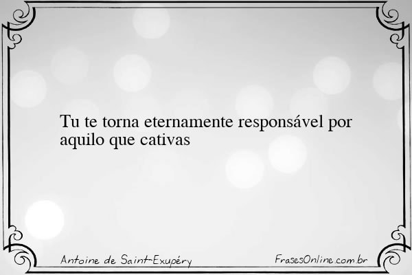 Frase de Antoine de Saint-Exupéry