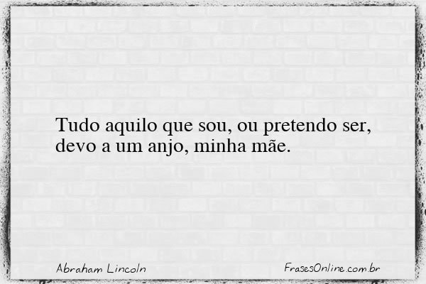 Frase de Abraham Lincoln