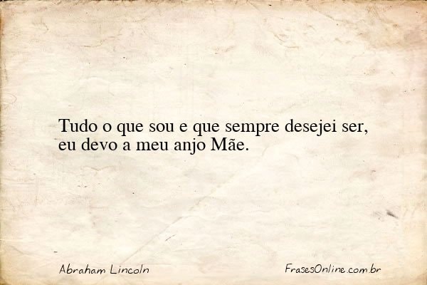 Frase de Abraham Lincoln