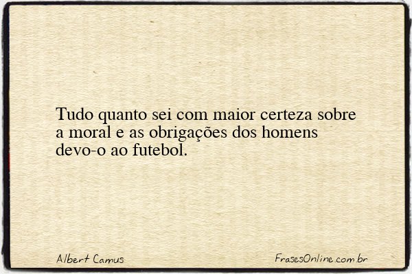 Frase de Albert Camus