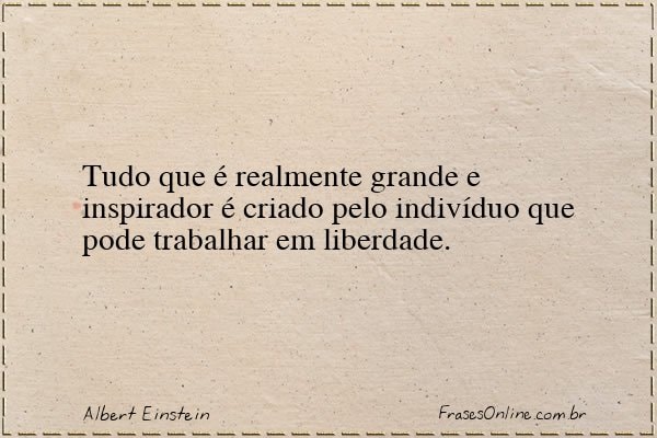 Frase de Albert Einstein