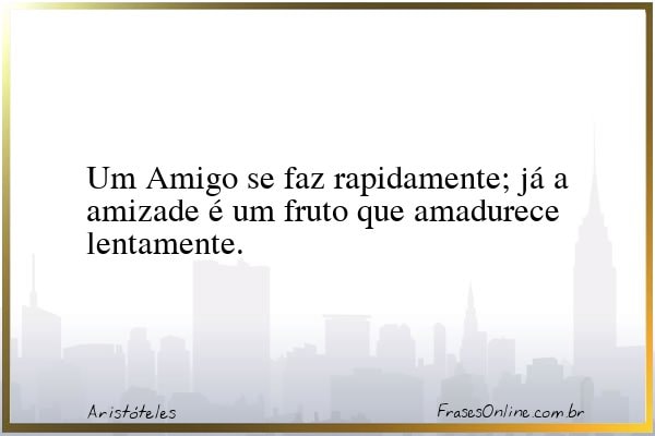 Frase de Aristóteles