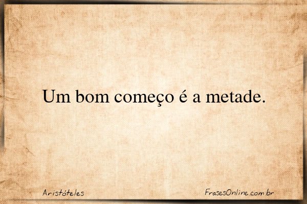 Frase de Aristóteles