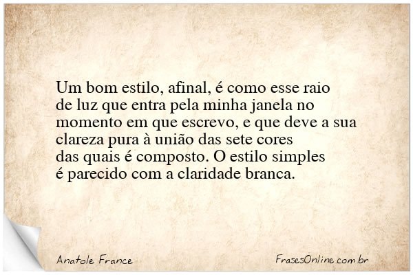 Frase de Anatole France