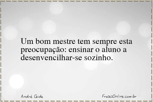 Frase de André Gide