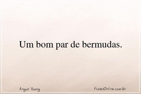 Frase de Angus Young
