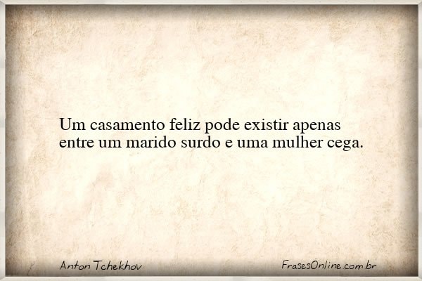 Frase de Anton Tchekhov