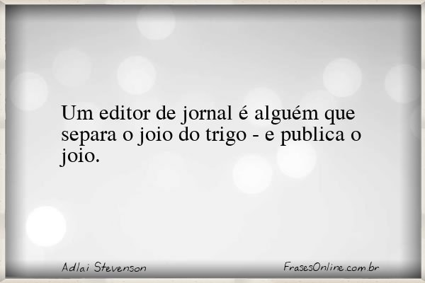 Frase de Adlai Stevenson