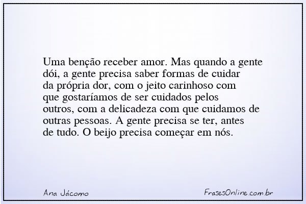 Frase de Ana Jácomo