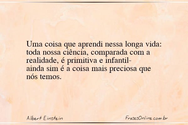 Frase de Albert Einstein