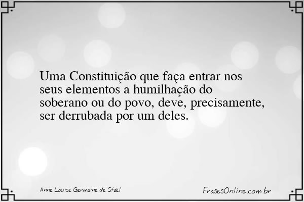 Frase de Anne Louise Germaine de Staël