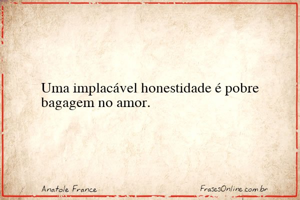 Frase de Anatole France