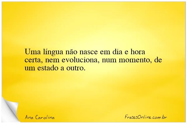 Frase de Ana Carolina