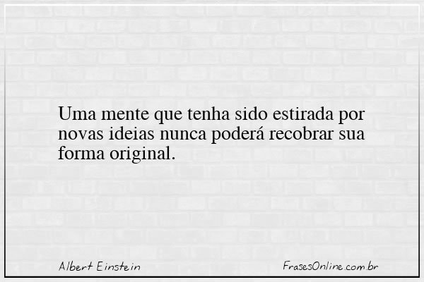 Frase de Albert Einstein