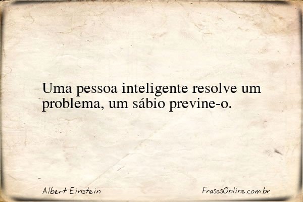 Frase de Albert Einstein