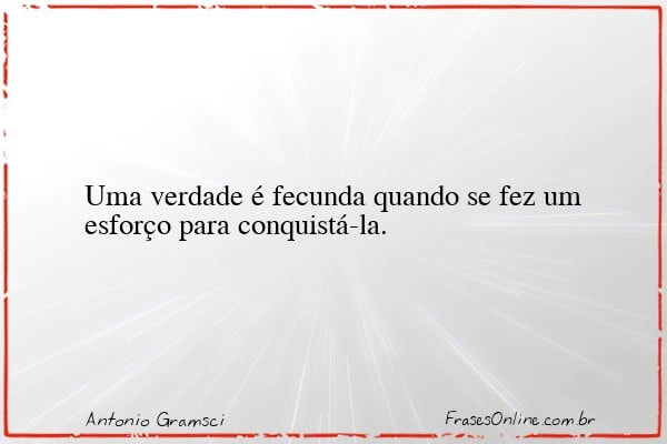 Frase de Antonio Gramsci