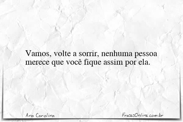 Frase de Ana Carolina