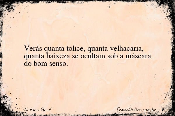 Frase de Arturo Graf