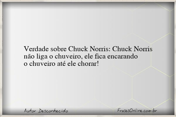 Frase de Autor Desconhecido