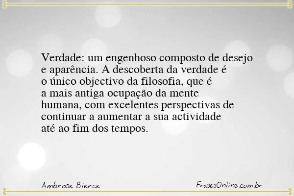 Frase de Ambrose Bierce
