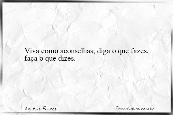 Frase de Anatole France