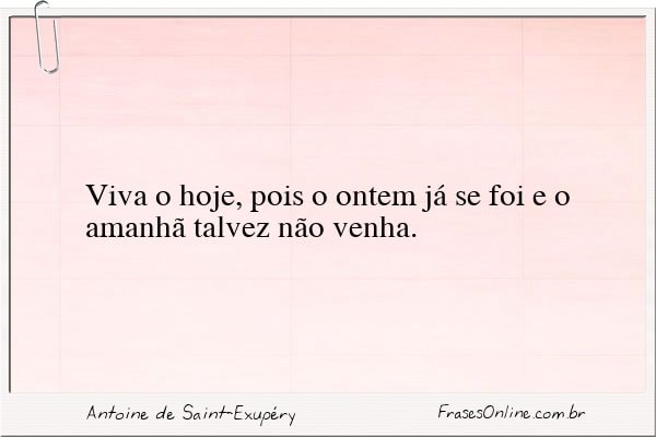 Frase de Antoine de Saint-Exupéry