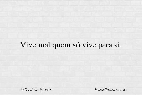 Frase de Alfred de Musset