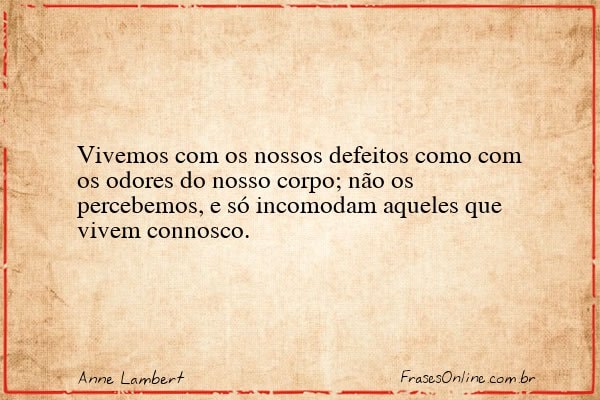 Frase de Anne Lambert