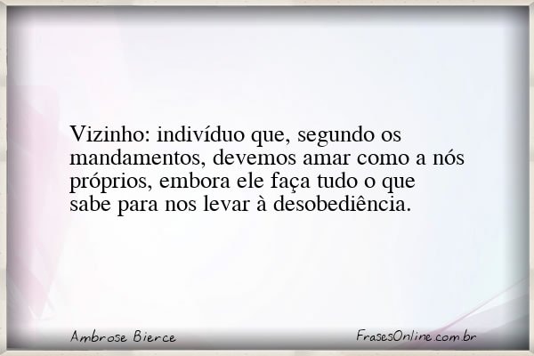 Frase de Ambrose Bierce