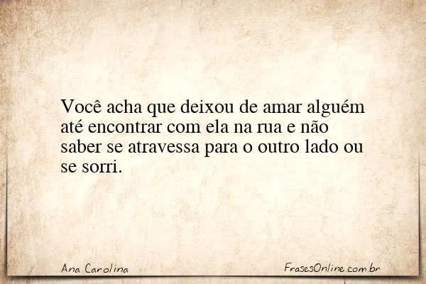 Frase de Ana Carolina