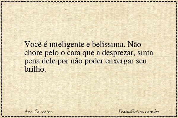 Frase de Ana Carolina