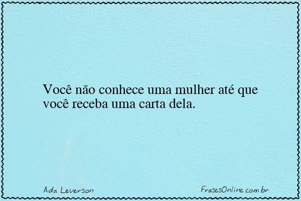 Frase de Ada Leverson
