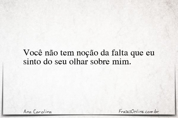 Frase de Ana Carolina