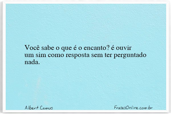 Frase de Albert Camus