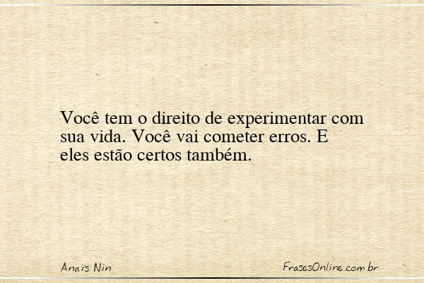 Frase de Anaïs Nin