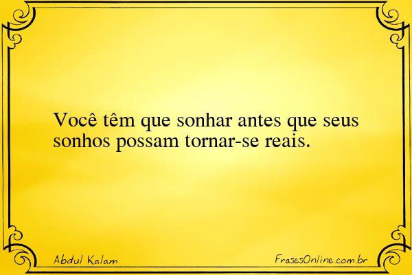 Frase de Abdul Kalam