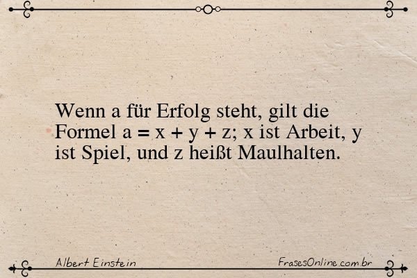 Frase de Albert Einstein