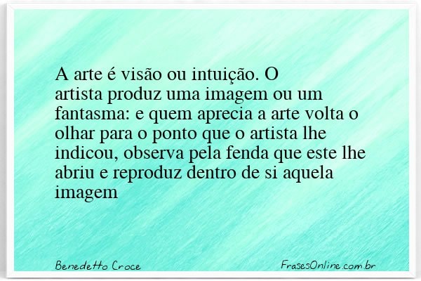 Frase de Benedetto Croce